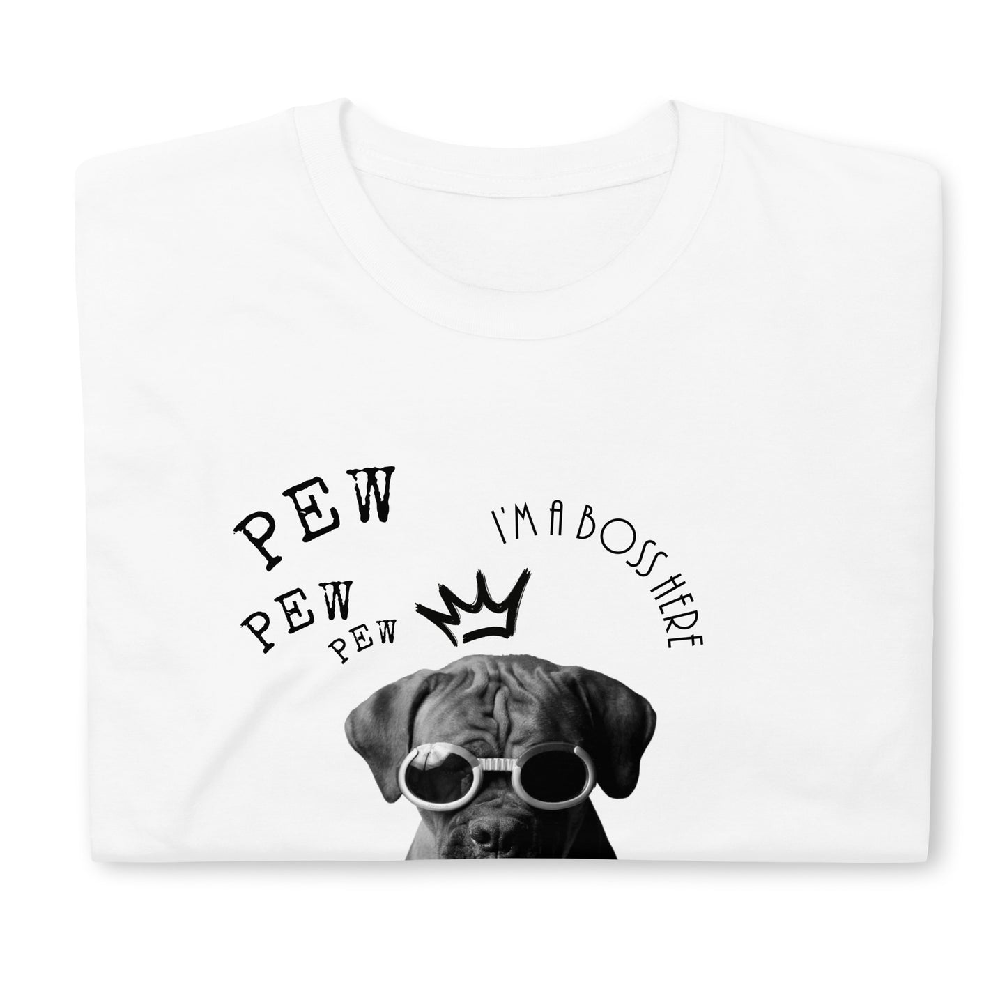 Short-Sleeve Unisex T-Shirt "Dog i'm boss" ID 463 (m) [premium]