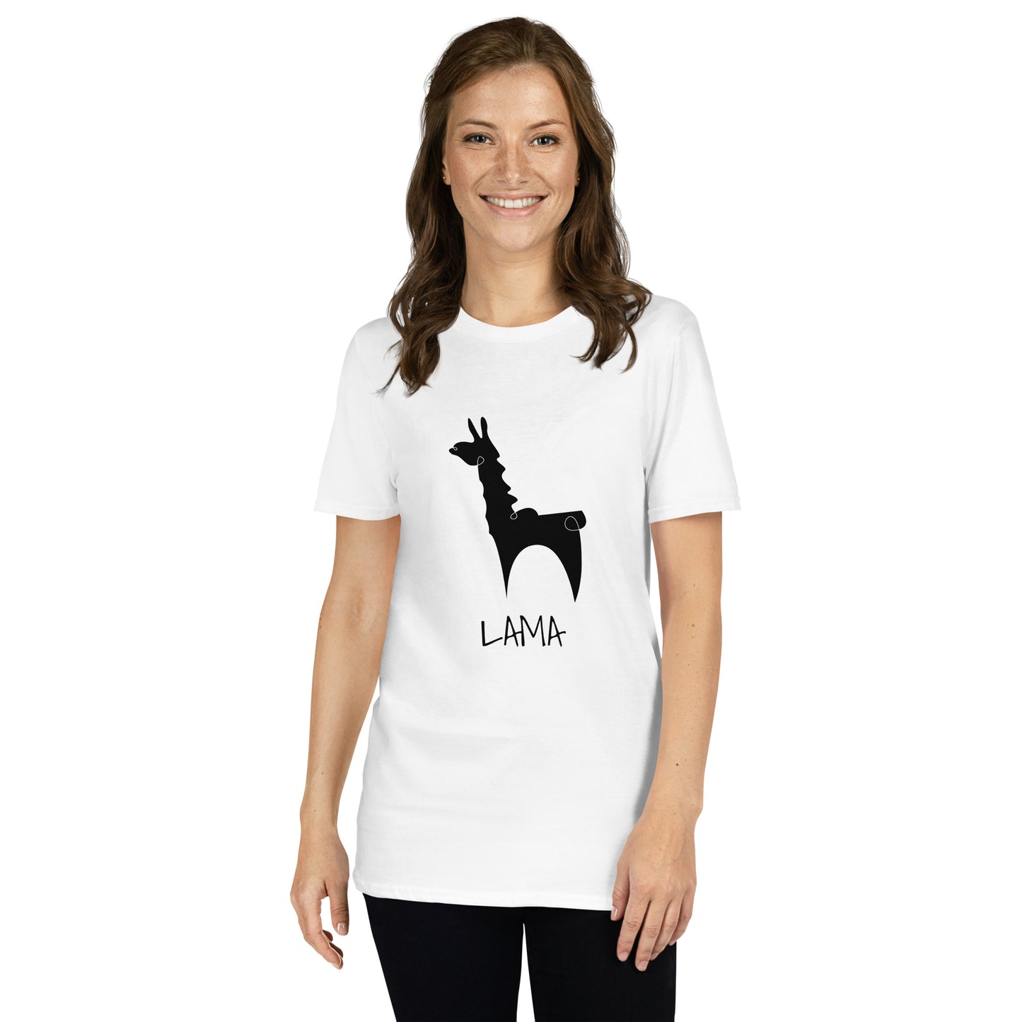 Short-Sleeve Unisex T-Shirt "LAMA" ID: 387 (PREMIUM)