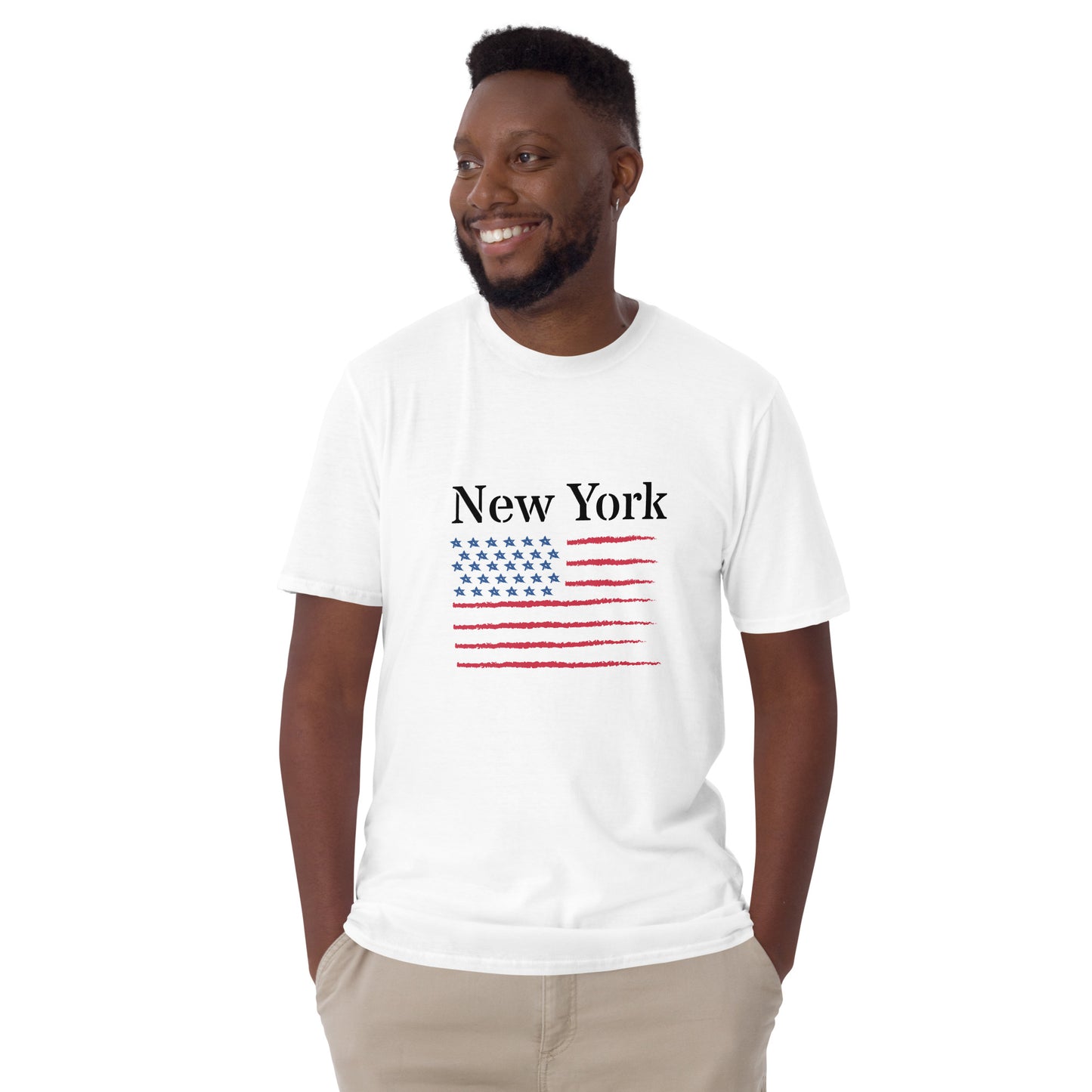 Short-Sleeve Unisex T-Shirt "New York" (front) ID: 465 (PREMIUM)