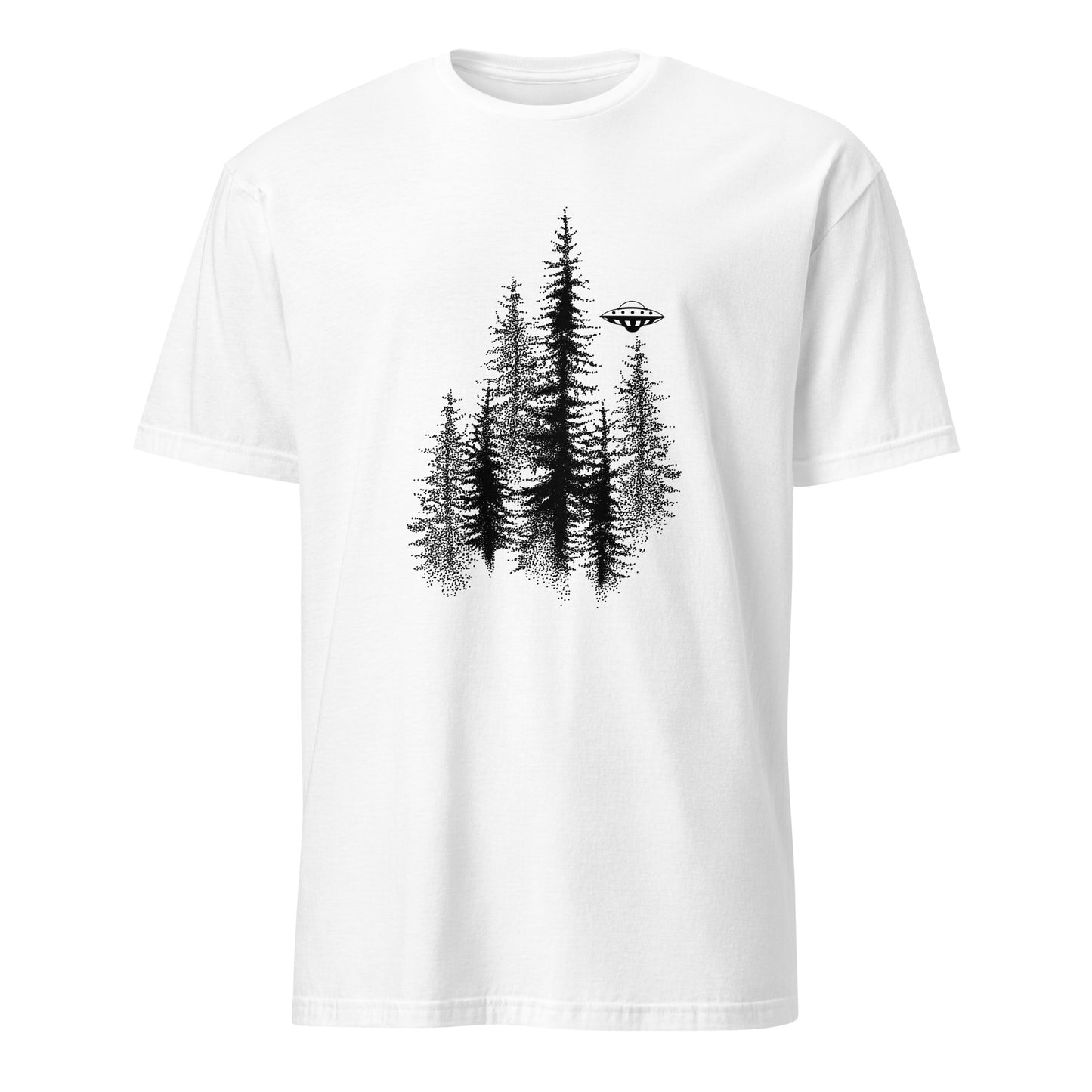 Short-Sleeve Unisex T-Shirt "Forest" (front&back) ID: 466 (PREMIUM)