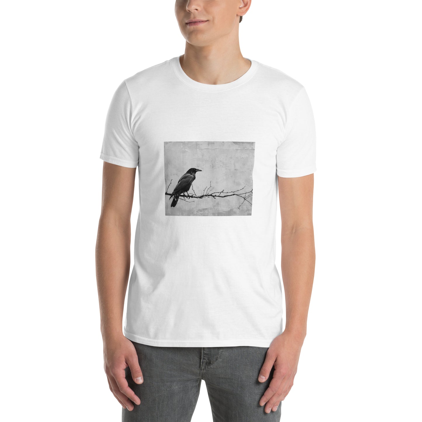 Short-Sleeve Unisex T-Shirt "CROW" (front) id: 507