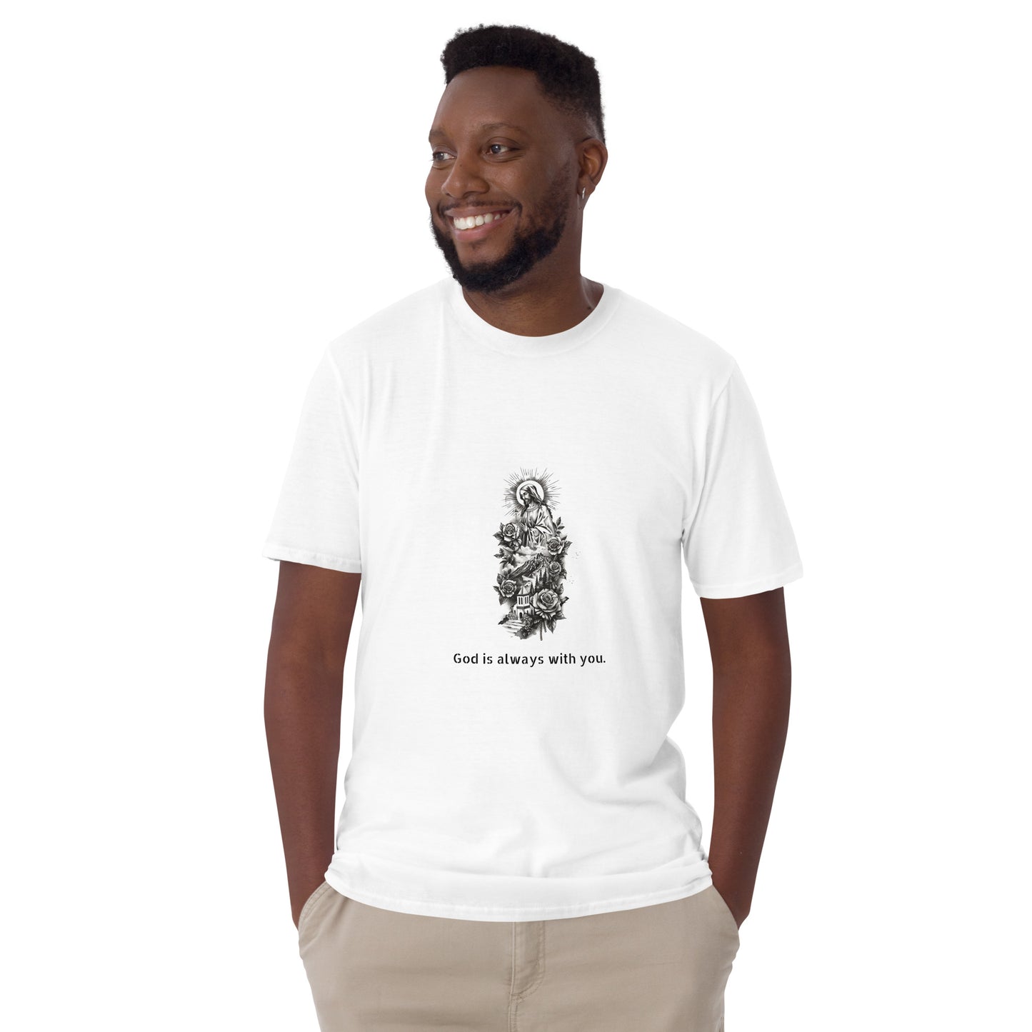 Short-Sleeve Unisex T-Shirt "Jesus" (front) id: 530