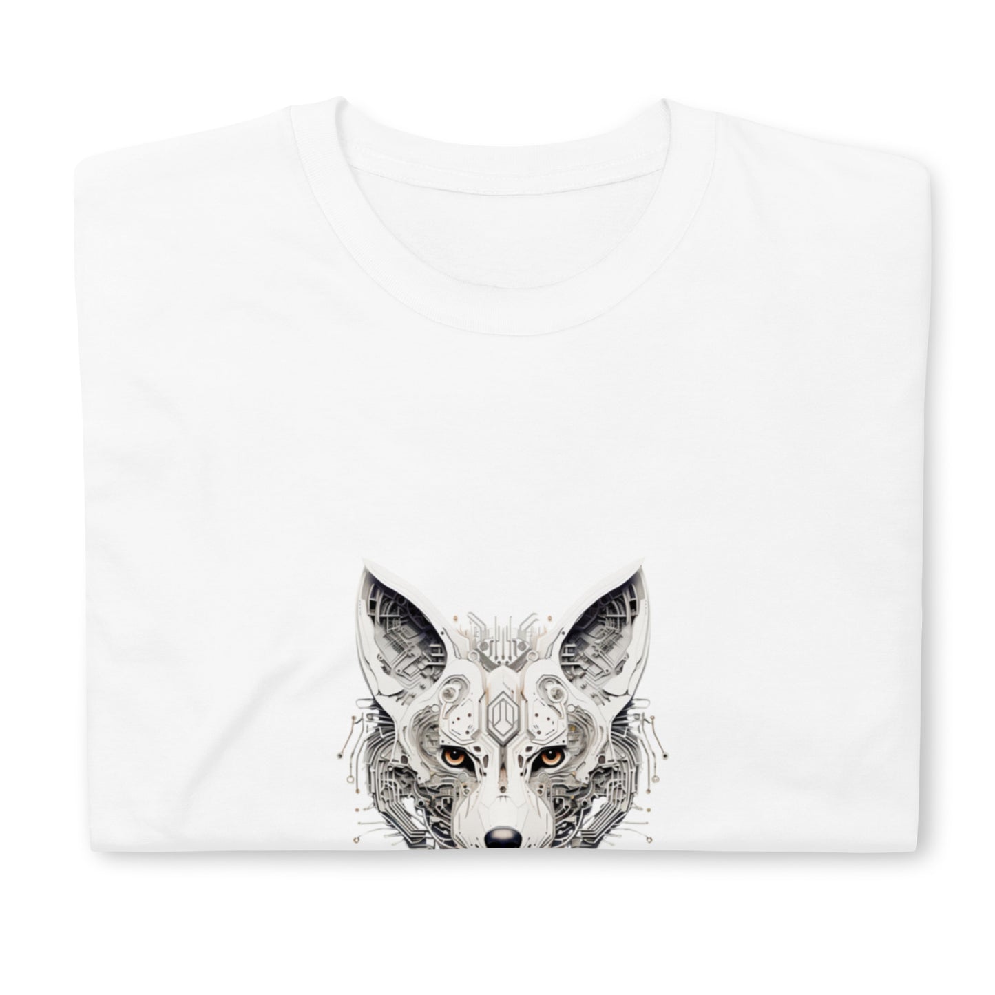 Short-Sleeve Unisex T-Shirt "Wolf Robot" (front) id: 540