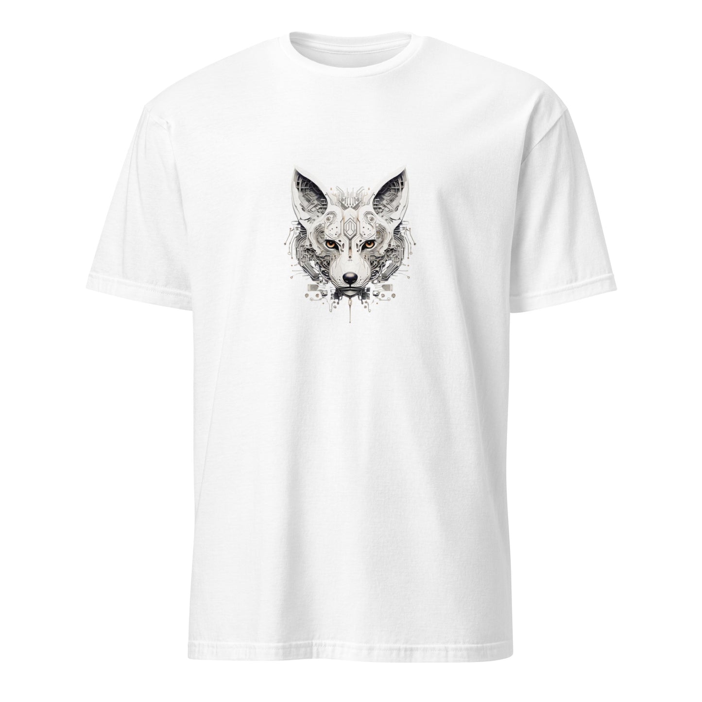 Short-Sleeve Unisex T-Shirt "Wolf Robot" (front) id: 540