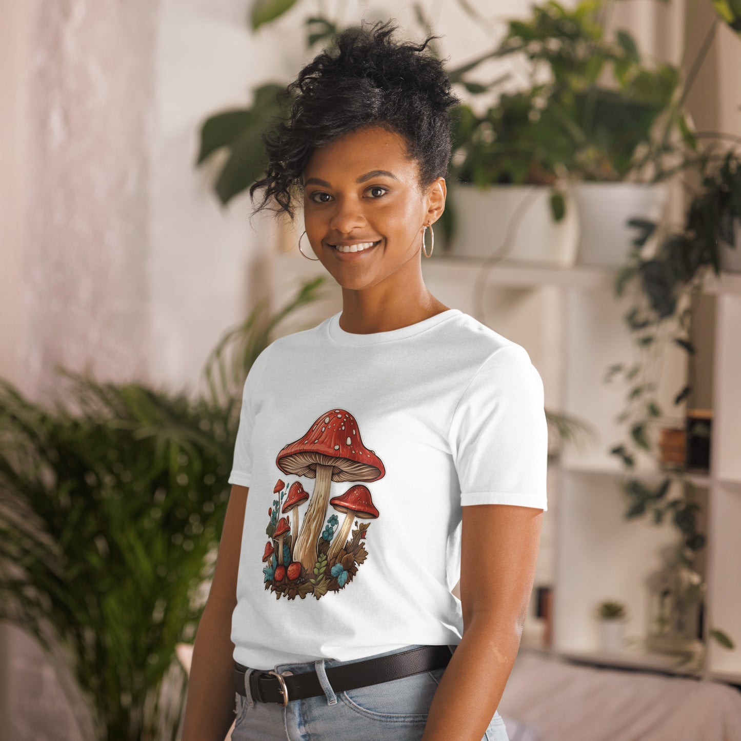 Short-Sleeve Unisex T-Shirt "MUSHROOMS" id: 26 (PREMIUM)