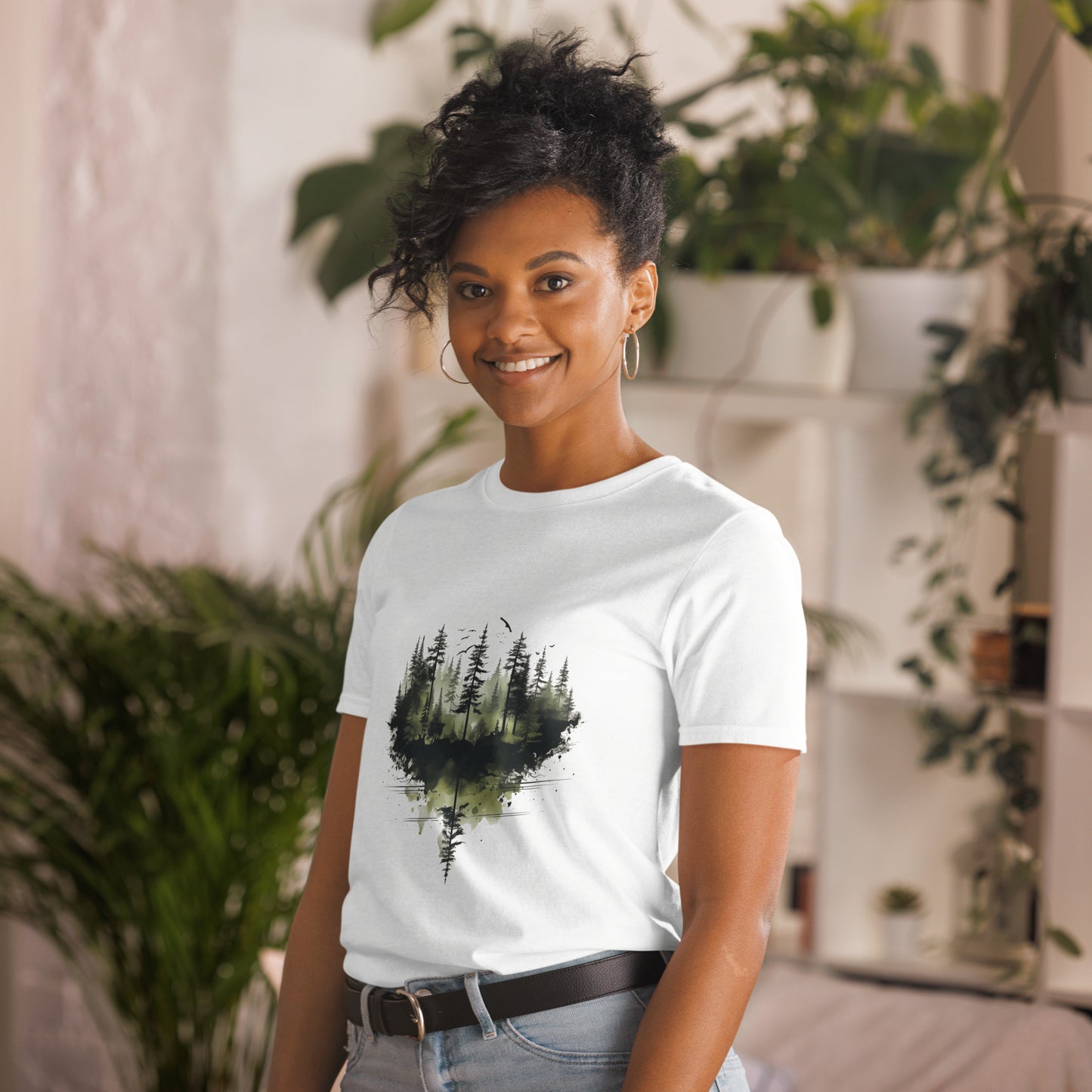 Short-Sleeve Unisex T-Shirt "FOREST" id: 95 (PREMIUM)