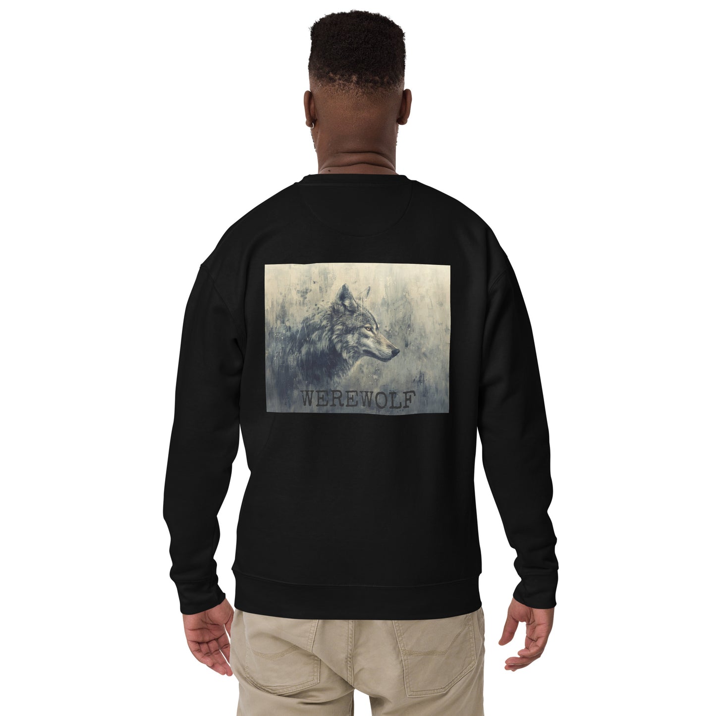 Unisex Premium Sweatshirt "WOLF" (front&back) id: 513