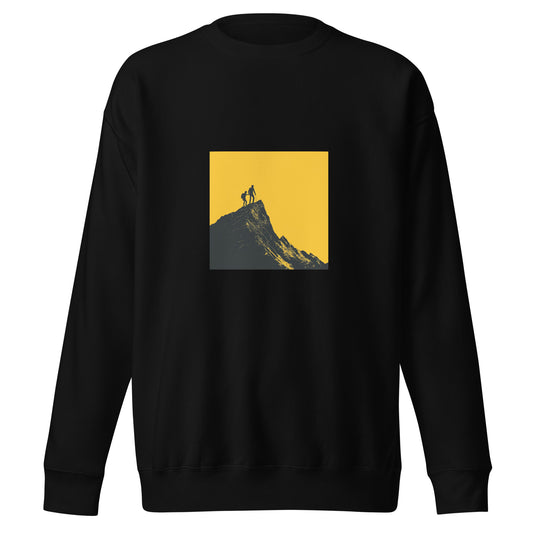 Unisex Premium Sweatshirt "Mountains" (front&back) id: 515