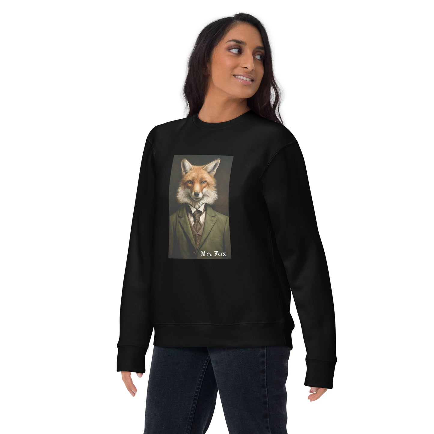 Unisex Premium Sweatshirt "Mr. Fox" (front) id: 511