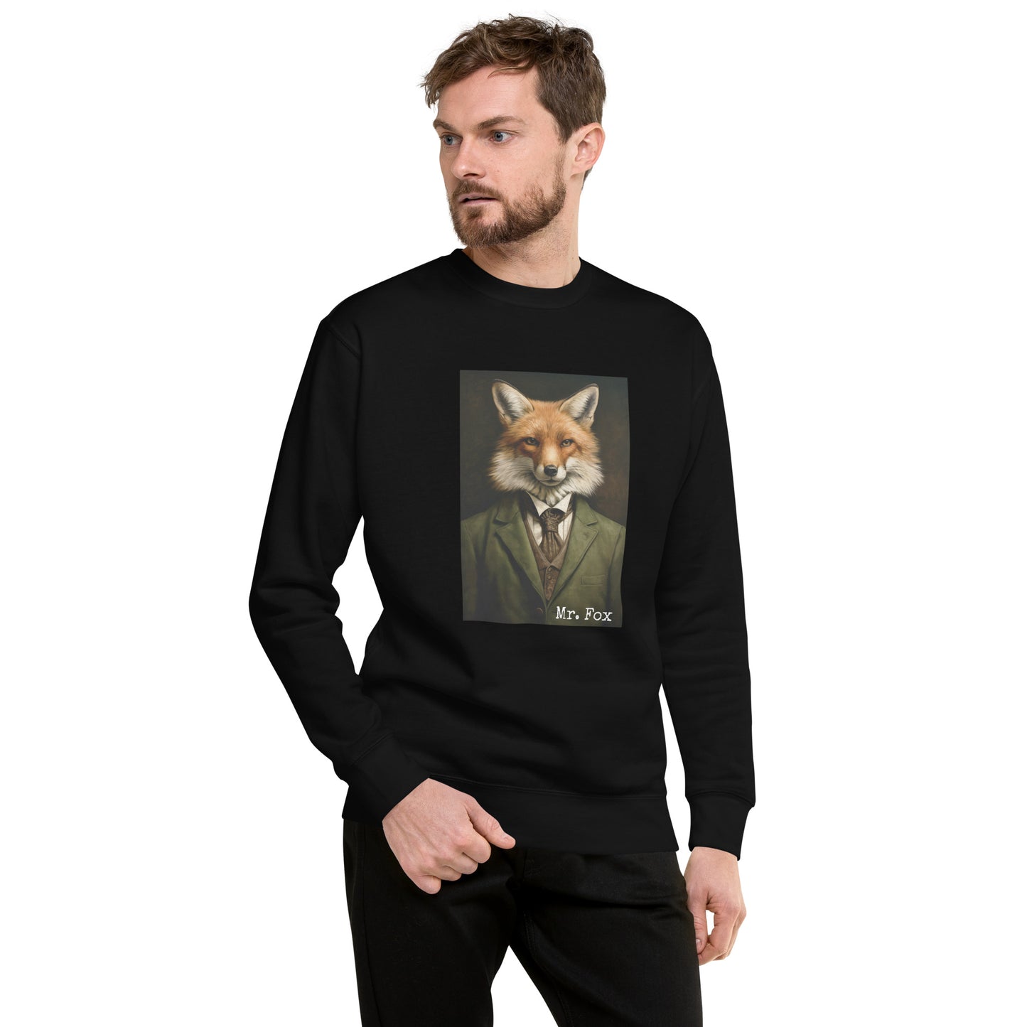 Unisex Premium Sweatshirt "Mr. Fox" (front) id: 511