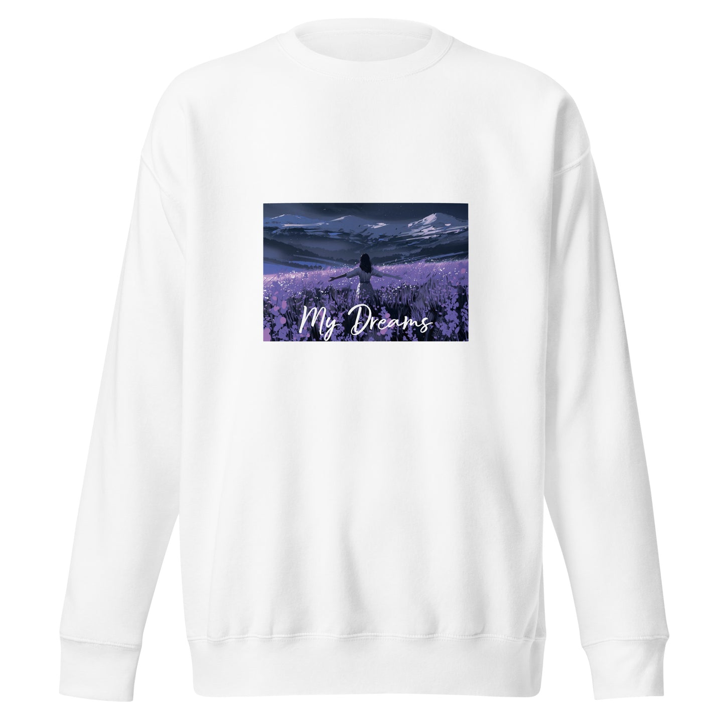 Unisex Premium Sweatshirt "My Dreams" (front) id: 517