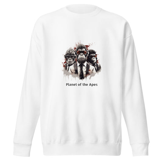 Unisex Premium Sweatshirt "Monkey" (front) id: 529