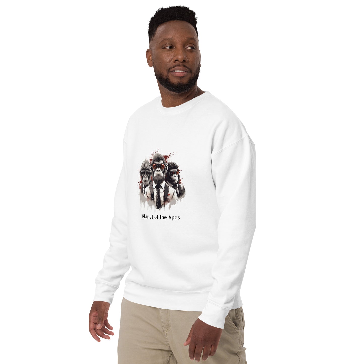 Unisex Premium Sweatshirt "Monkey" (front) id: 529